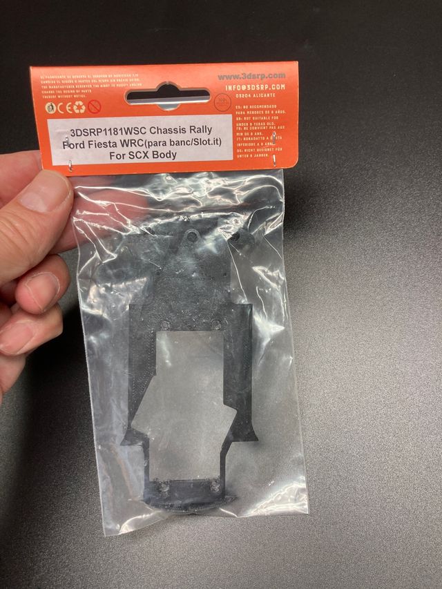 Chasis slot 3DSRP Ford Fiesta WRC Scalextric
