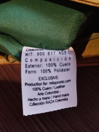 Bolso cuero actual