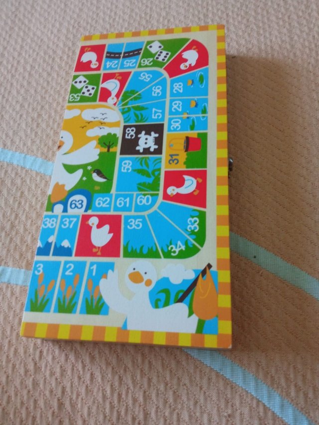 JUEGO DE MESA "OCA DE MADERA"