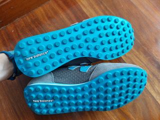 New Balance 410 Gris y Turquesa