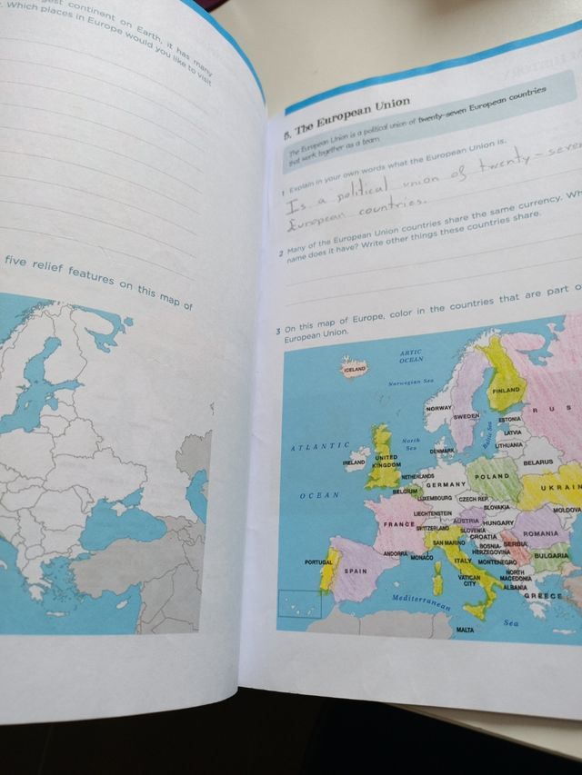 Libro 3 delle attività di scienze sociali Primaria