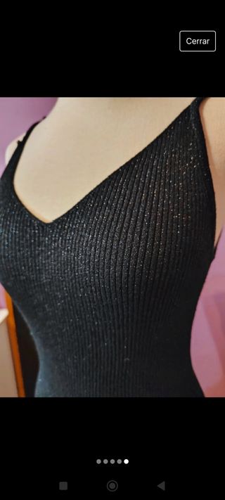 Camiseta negra tirantes  talla M 4 euros