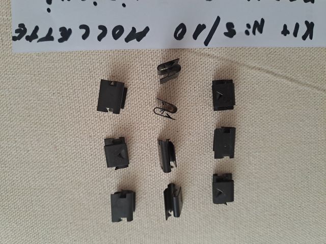 Kit mollette fermaguarnizioni porte x Fiat 500 d