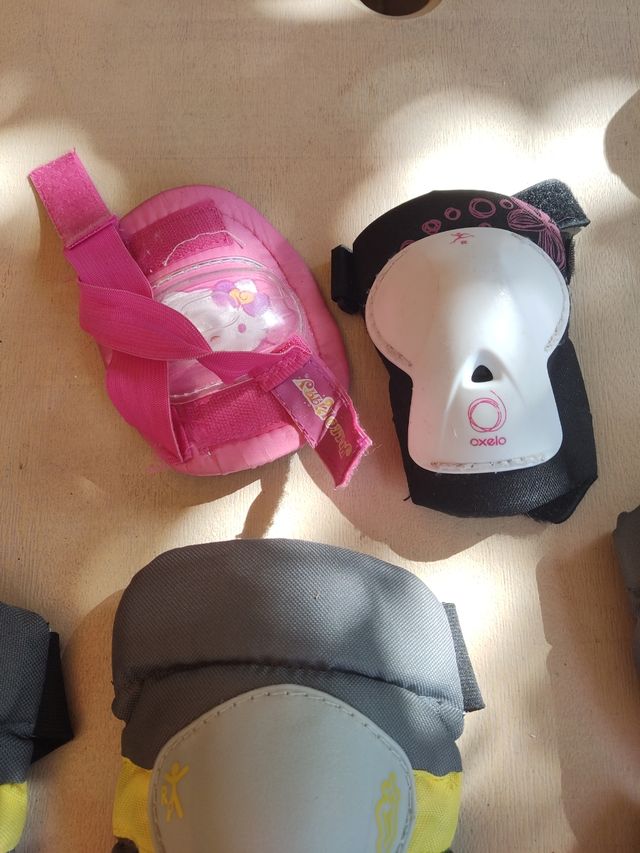 Rodilleras y coderas infantiles.