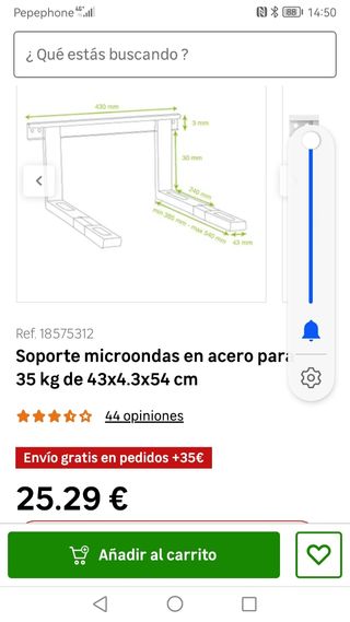 Soporte escuadras 