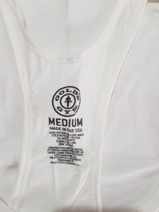 Camiseta tirantes golds gym