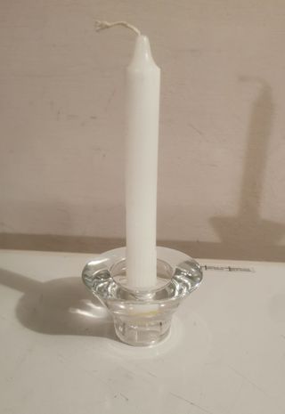Portacandele Cristallo boemia 