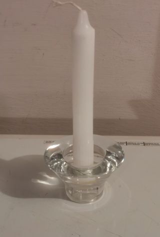 Portacandele Cristallo boemia 