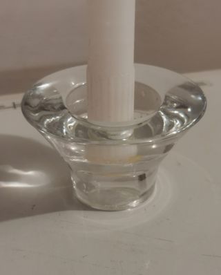 Portacandele Cristallo boemia 