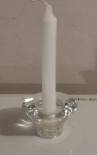 Portacandele Cristallo boemia 