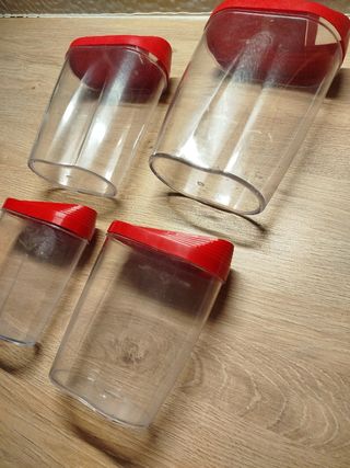 4 contenitore Barattolo con tappo