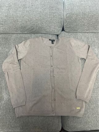 Chaquetita fina de Mango de color visón
