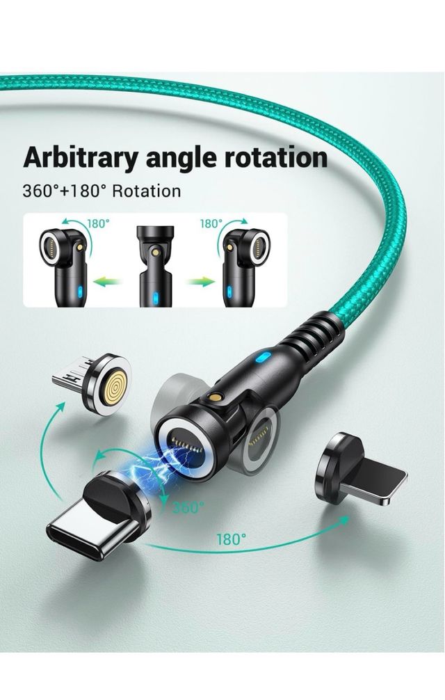 Cable de carga magnetico