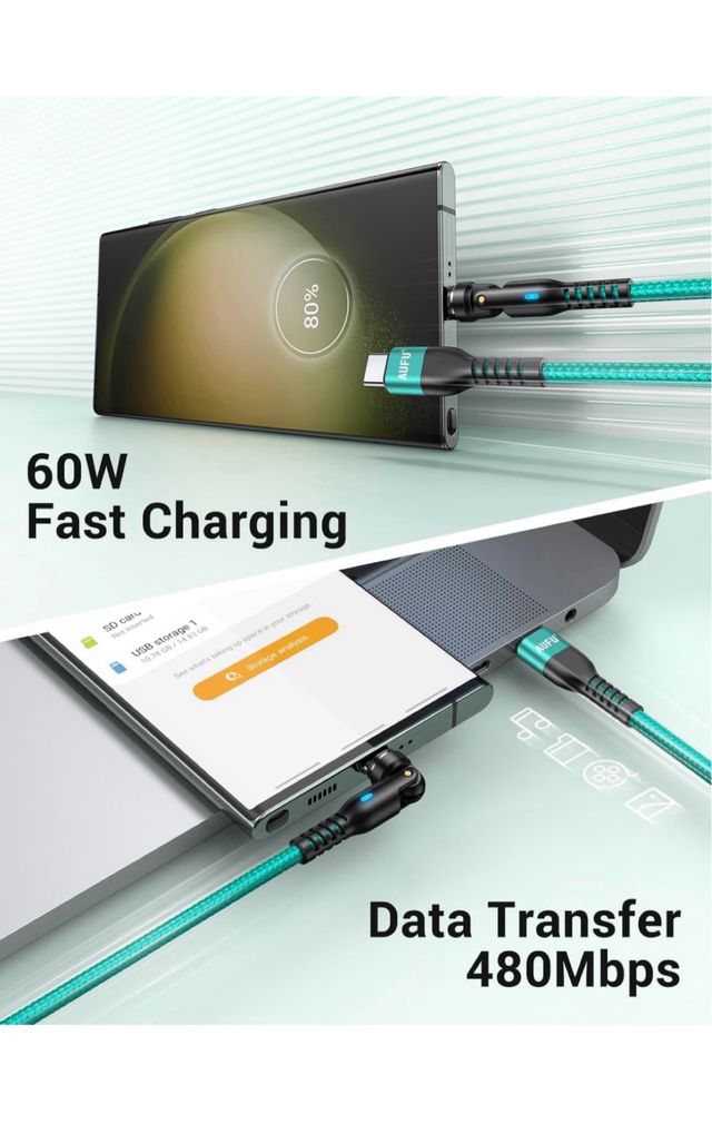 Cable de carga magnetico