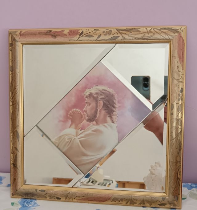 Quadro a specchio con disegno Arquati brer