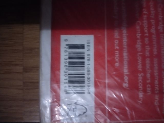 Mathematics year 7 Cambridge lower secundary