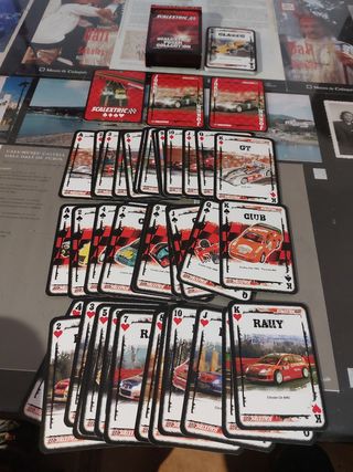 Baraja de cartas Scalextric.