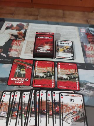 Baraja de cartas Scalextric.