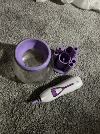 Limpiador de brochas automatico maquillaje
