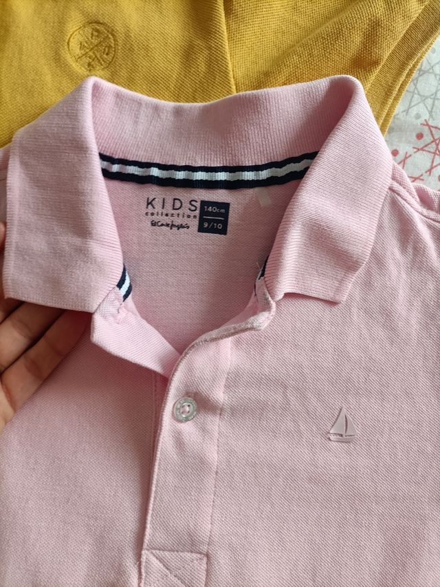 Pack 2 polos niño talla 9-10