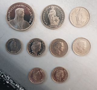 Lote Monedas Suiza (2)