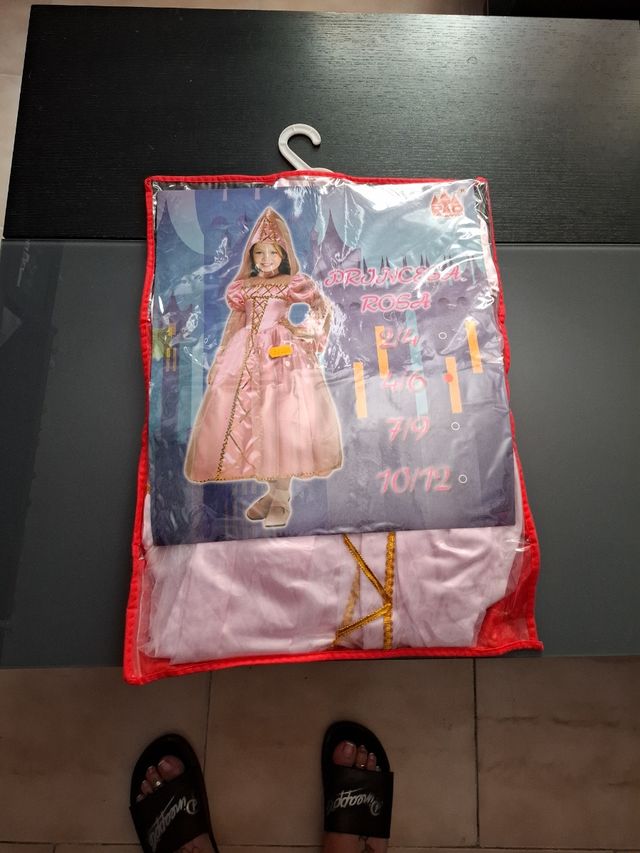 Disfraz princesa rosa