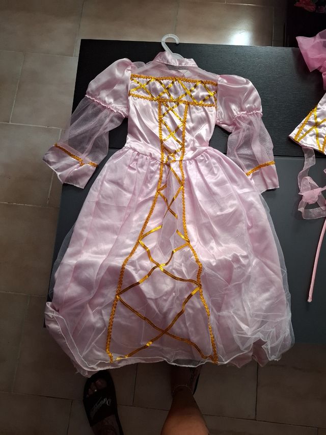 Disfraz princesa rosa