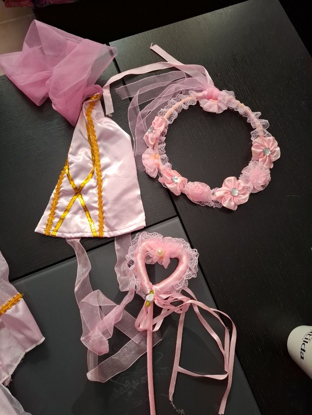 Disfraz princesa rosa