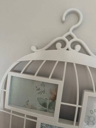 PORTAFOTOS JAULA DECORATIVA 