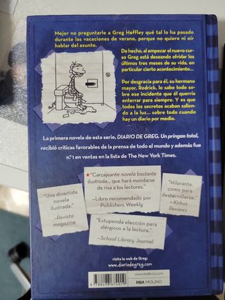 Libro Diario de Greg 2, 6 y 10