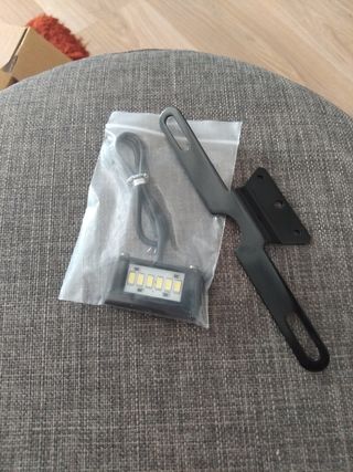 Luz matricula de moto
