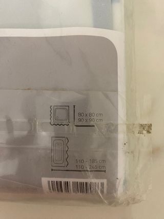 Tenda per doccia + anelli 