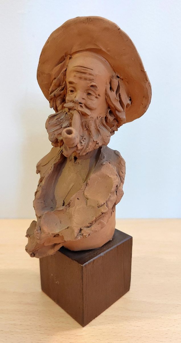 Scultura Paoletti mezzobusto uomo