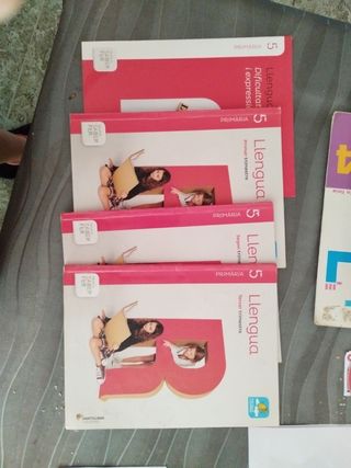 Libros de llengua 5 de primaria 