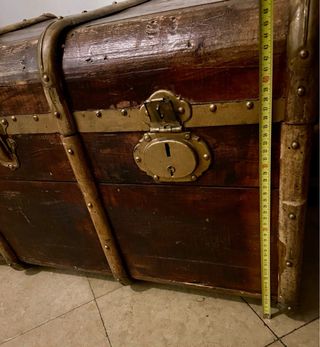 Baul de madera antguo | Caja | Arcon | Box