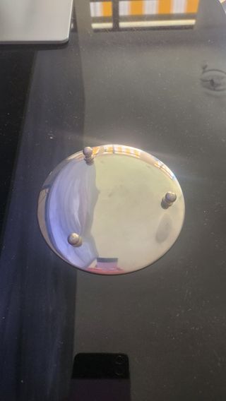 Plato Damasquinado toledano de oro 24 kilates 12cm