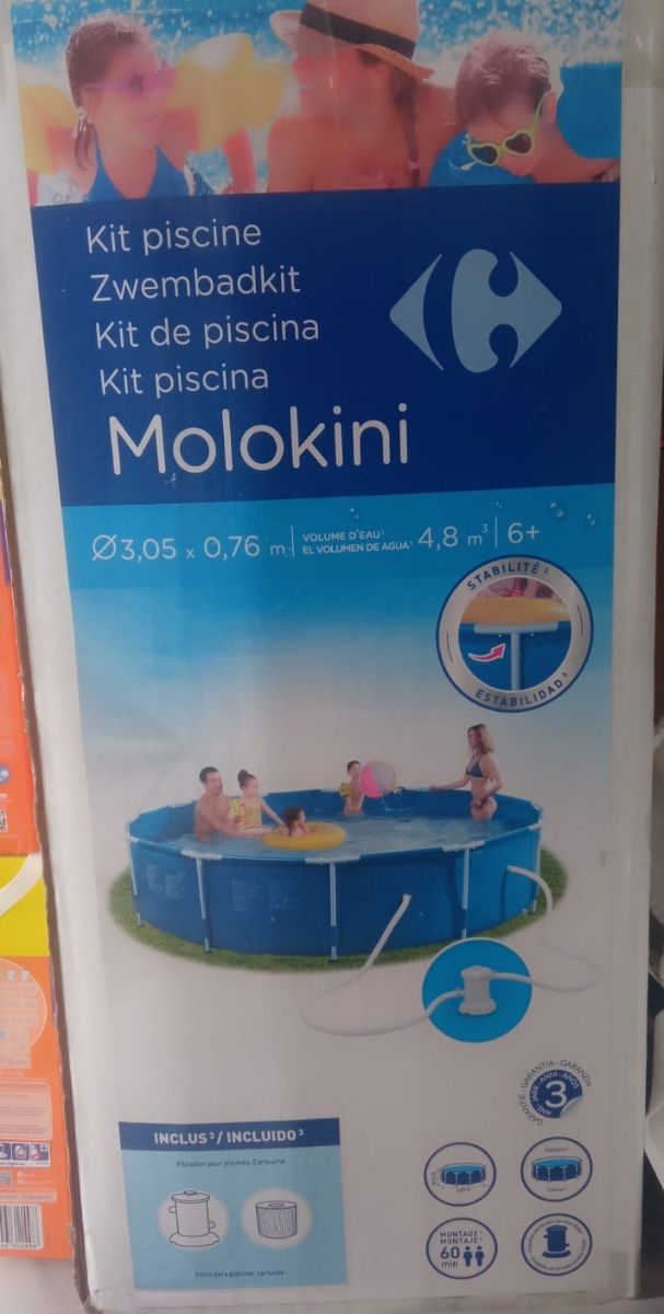 Piscina tubular 3.05 con funda