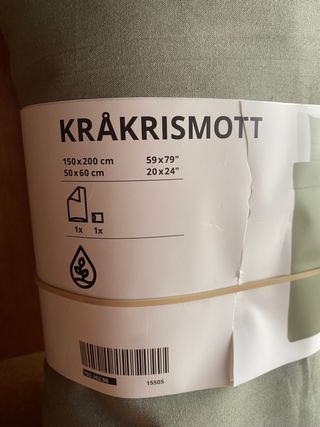 Funda edredon Krakrismott IKEA (Nueva)