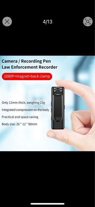 Camara corporal proteccion espia