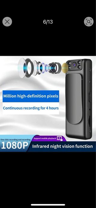 Camara corporal proteccion espia