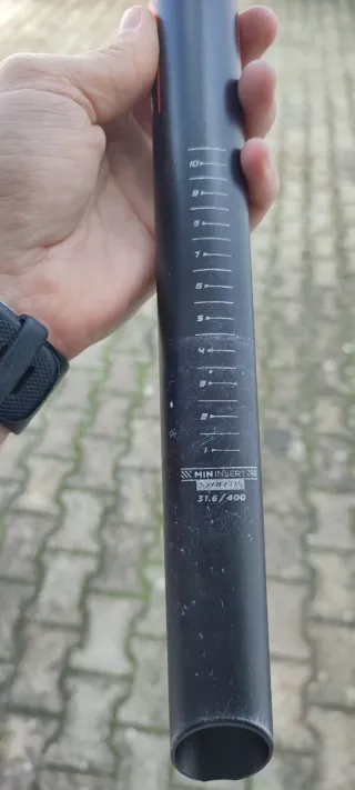 Espigão syncros 31.8 alumínio