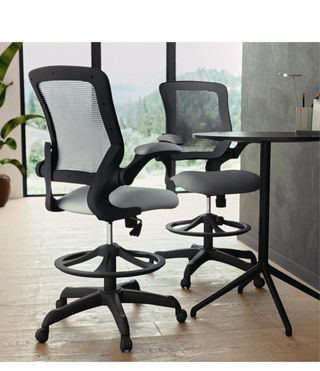 Silla oficina gris oscuro