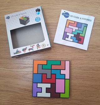 Juego - 3D cube & figures...