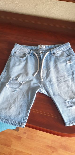 Pantalon vaquero corto hombre