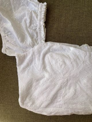 Vestido blanco de Pull&Bear