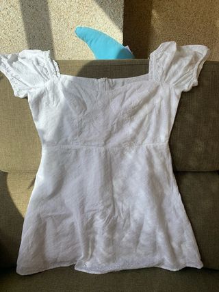 Vestido blanco de Pull&Bear