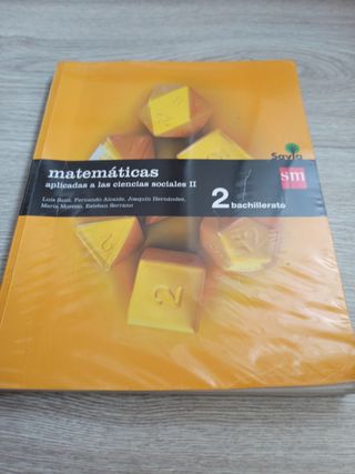 Libro matemáticas 2 bachillerato