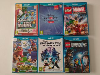 Pack 6 Juegos Wii U (No funcionan)