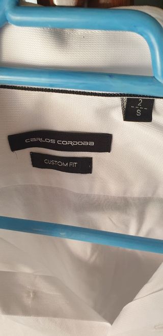 camisa blanca chico manga larga