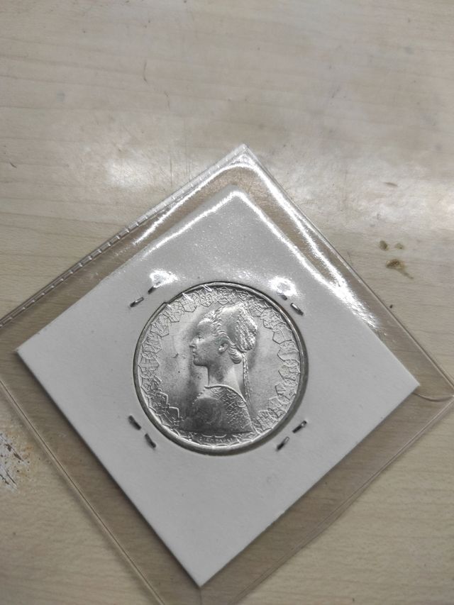 500 lire Caravelle argento Fdc anno 1966